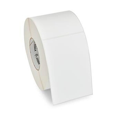 Zebra Label Paper 4x2in ; TT Z-Perform 1500T Coated Permanent Adhesive 3in core - 10018351