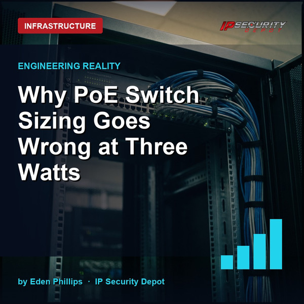 Why PoE Switch Sizing Goes Wrong at Three Watts