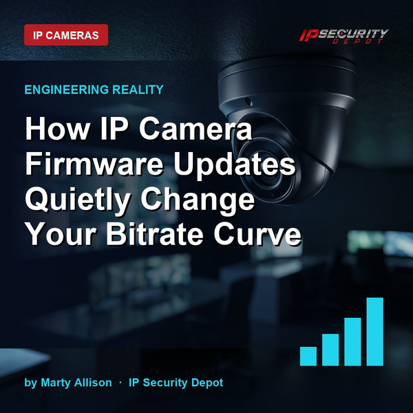 How IP Camera Firmware Updates Quietly Change Your Bitrate Curve