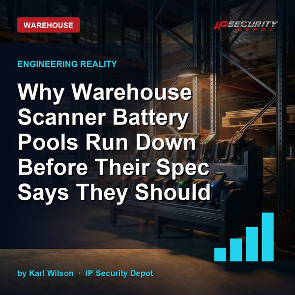 Why Warehouse Scanner Battery Pools Run Down Before Their Spec Says They Should