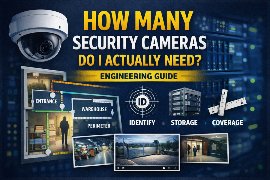 How Many Security Cameras Do I Actually Need? (Engineering Answer)
