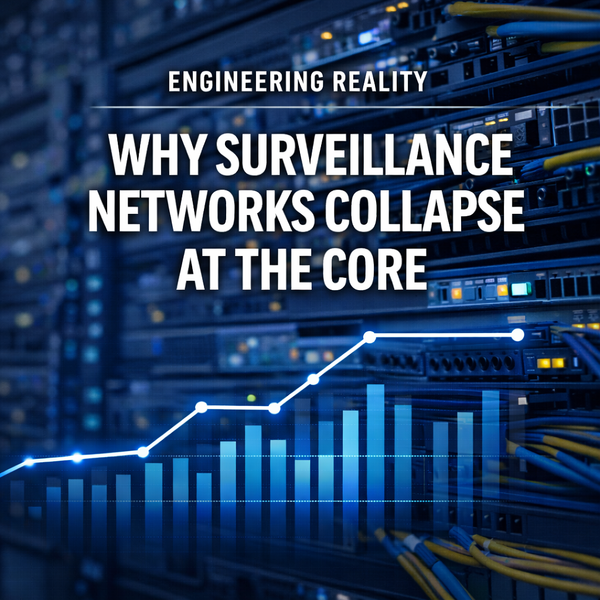 Why Surveillance Networks Collapse at the Core