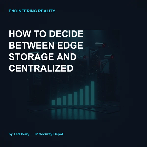 How to Decide Between Edge Storage and Centralized Recording