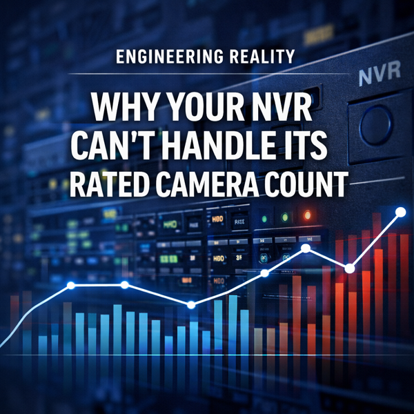 Why Your NVR Can’t Handle Its Rated Camera Count