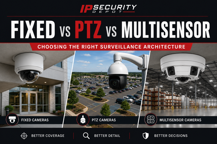 Fixed vs PTZ vs Multisensor Cameras: Which One Should You Choose?