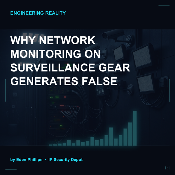 Why Network Monitoring on Surveillance Gear Generates False Alarms