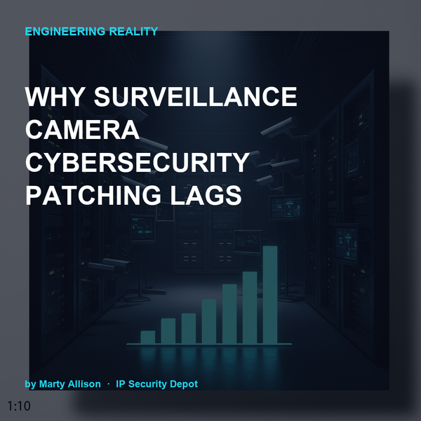 Why Surveillance Camera Cybersecurity Patching Lags 18-24 Months