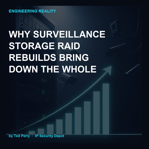 Why Surveillance Storage RAID Rebuilds Bring Down the Whole Recorder