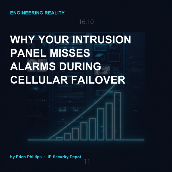 Why Your Intrusion Panel Misses Alarms During Cellular Failover