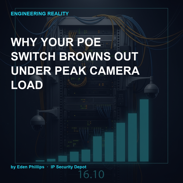 Why Your PoE Switch Browns Out Under Peak Camera Load