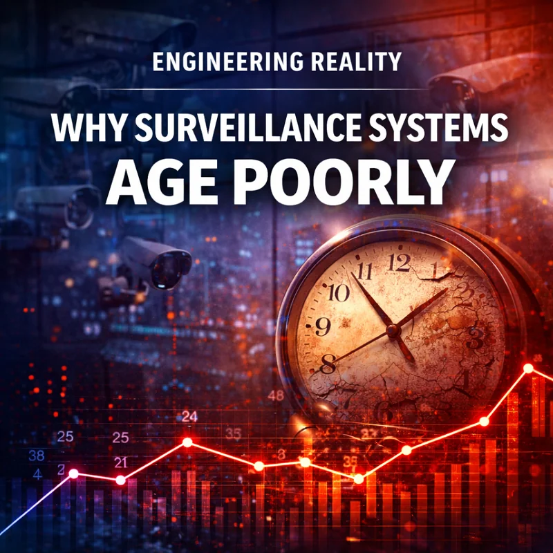 Why surveillance systems age poorly
