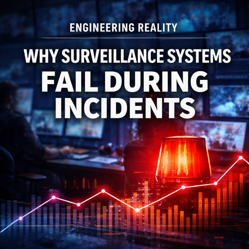 Why surveillance systems fail during incidents