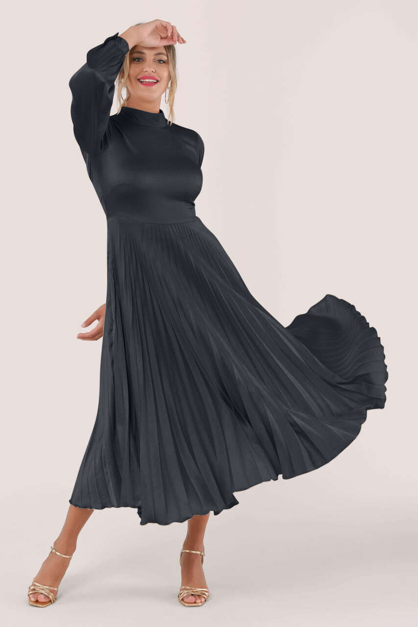 気質アップ】 Le Camelia Pleated Dress ハーリップトゥ Sサイズ ...