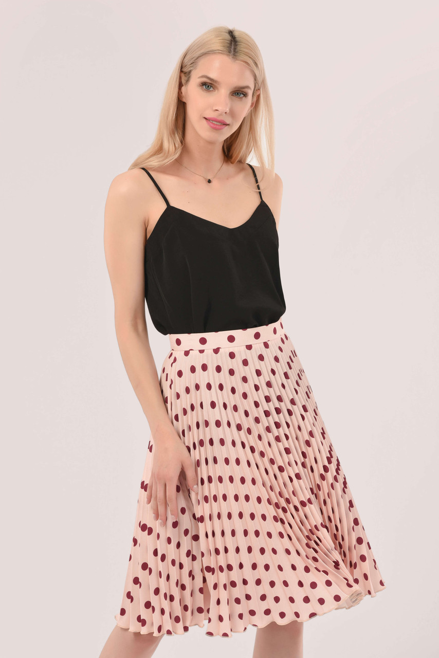 Closet London Pink Mini Pleated Skirt