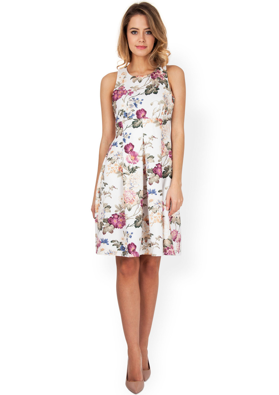 Closet Muse Floral Scuba Dress