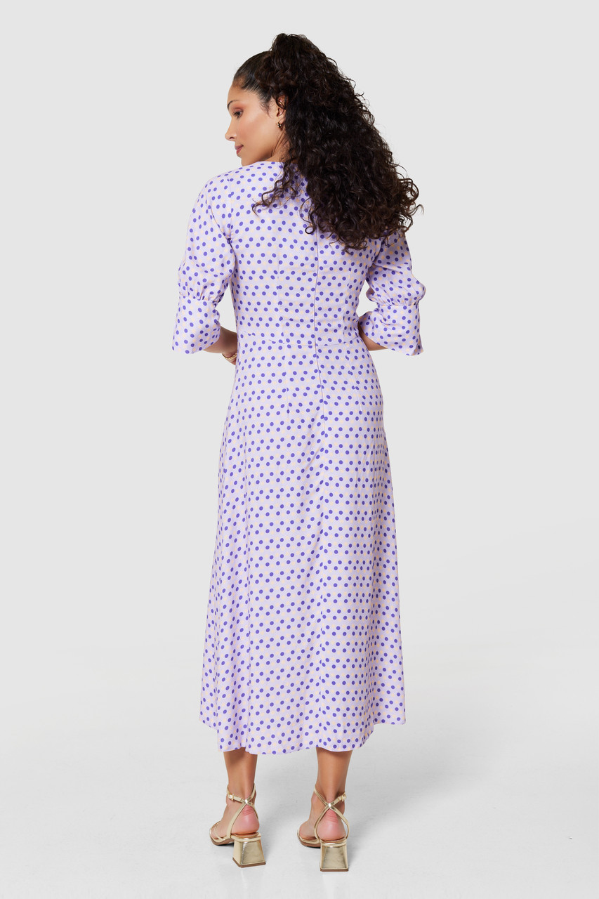 Closet London A-Line Midi Dress  LILAC