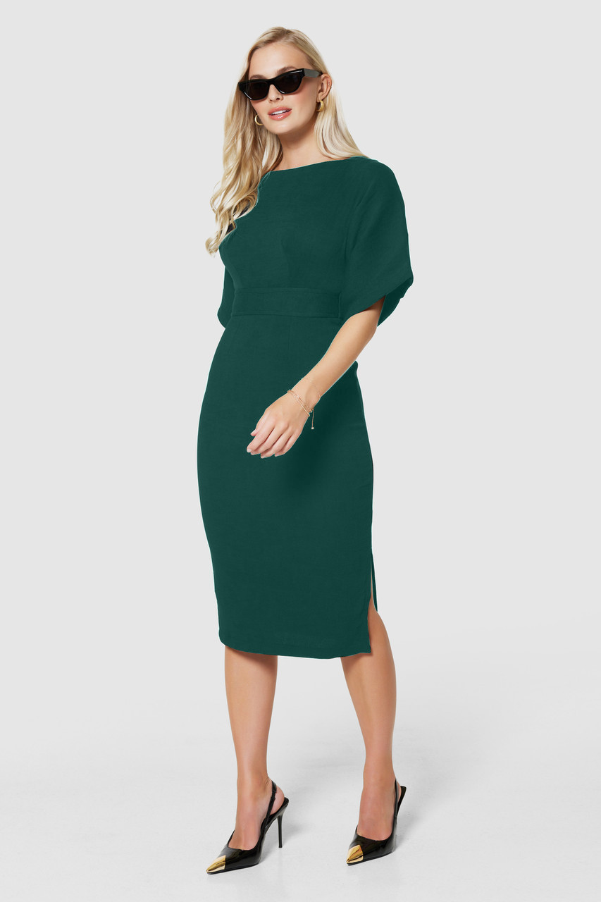 Closet  London Green  Kimono Pencil Dress