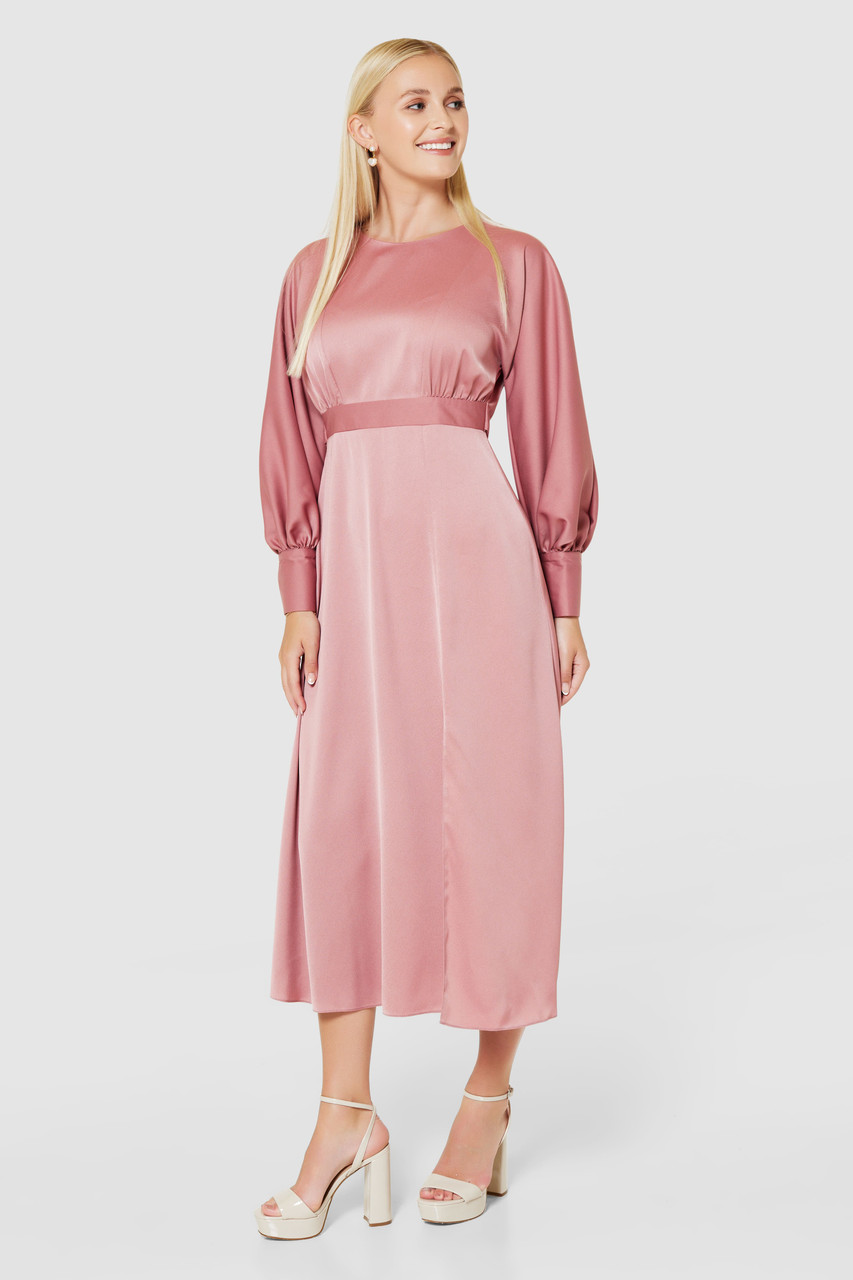 Closet London Rose Pink A-Line Kimono Dress