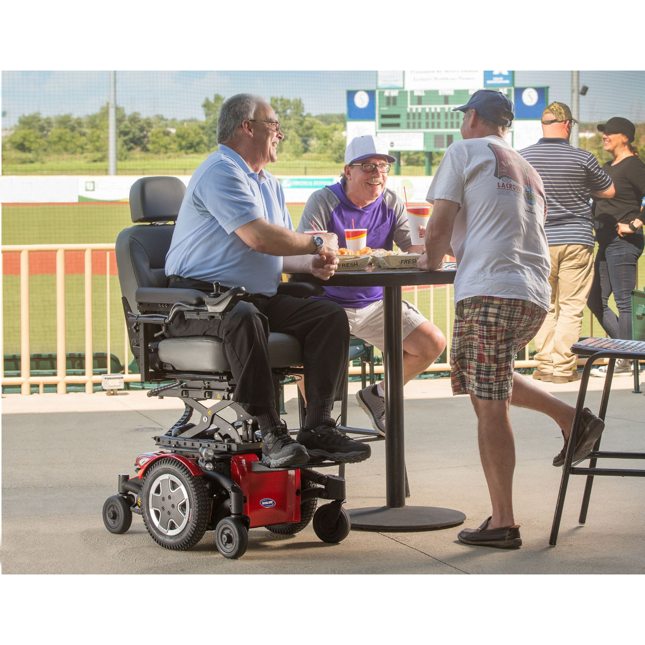 Invacare TDX SP2 Power Wheelchair w/ Captain Seating