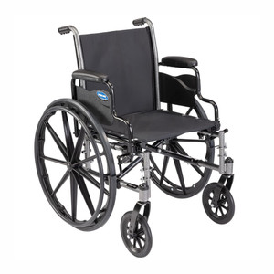 Invacare Tracer SX5 Lightweight Manual Wheelchair shown with Desk-Length armrests Invacare Tracer SX5 Lightweight Manual Wheelchair shown with Desk-Length armrests
