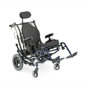 Invacare Solara 3G Tilt-in-Space Wheelchair view from front right Invacare Solara 3G Tilt-in-Space Wheelchair view from front right