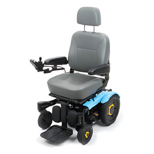 Invacare Storm Torque RX 20 Power Wheelchair with Captain Seat in blue, rear-wheel drive power chair with SureGrip™ suspension and LiNX™ electronics (SRX-20C) Invacare Storm Torque RX 20 Power Wheelchair with Captain Seat in blue, rear-wheel drive power chair with SureGrip™ suspension and LiNX™ electronics (SRX-20C)