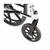 Invacare Tracer SX5 Lightweight Manual Wheelchair showing close-up of fork & 8-inch urethane caster Invacare Tracer SX5 Lightweight Manual Wheelchair showing close-up of fork & 8-inch urethane caster