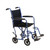 Proactive Medical Products - ASTRA Aluminum Transport Wheelchair front side view (Blue color) Proactive Medical Products - ASTRA Aluminum Transport Wheelchair front side view (Blue color)