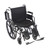 Proactive Medical Chariot IV High-Strength Lightweight Wheelchair (K4) - Displaying desk-length adjustable height armrests in the flip-back position and swing-away elevating legrests with calf pads