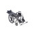 Black Chariot RC wheelchair with fully reclining backrest with adjustable footrests and a headrest, designed for comfort and ease of use. Black Chariot RC wheelchair with fully reclining backrest with adjustable footrests and a headrest, designed for comfort and ease of use.