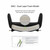 Invacare (Motion Concepts) Matrx MAC Adjustable Contour Backrest showing zoomed in view of dual layer foam model and clinical benefits