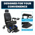 A comfortable electric wheelchair showcasing adjustable padded armrests and footrest, emphasizing convenience in mobility. A comfortable electric wheelchair showcasing adjustable padded armrests and footrest, emphasizing convenience in mobility.