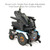 Invacare Storm Torque RX 20 Power Wheelchair shown with Single Post Angle Adjustable Fold Down Back for Contour seating; black MaTRX™ seat cushion, headrest, armrests, and orange-accented rear wheels highlighted for clinical-grade comfort and maneuverability. Invacare Storm Torque RX 20 Power Wheelchair shown with Single Post Angle Adjustable Fold Down Back for Contour seating; black MaTRX™ seat cushion, headrest, armrests, and orange-accented rear wheels highlighted for clinical-grade comfort and maneuverability.