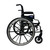 Side profile of 9000 XT wheelchair showing Traditional dual handrim drive for users with limited arm mobility Side profile of 9000 XT wheelchair showing Traditional dual handrim drive for users with limited arm mobility