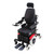 Invacare ROVI X3 power wheelchair showing Ultra Low Maxx seating, headrest, armrests, and footplate configuration