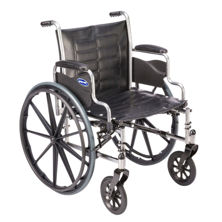 Invacare Tracer EX2 Standard Manual Wheelchair with removable desk-length armrests