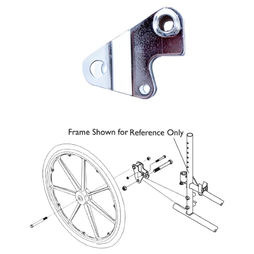 Wheelchair Amputee Axle Attachments