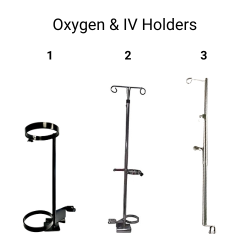 IV and Oxygen Holder Options for Invacare 9000 Topaz Bariatric Wheelchair