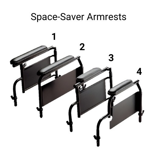 Space-Saver Wheelchair Armrests