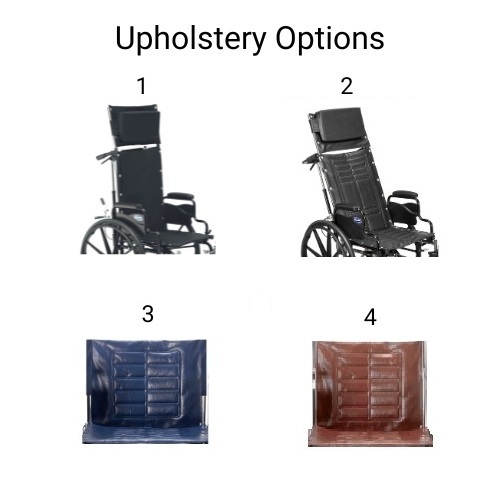 Seat and back upholstery for Invacare Tracer SX5 Reclining wheelchair