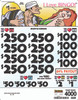 I Love Bingo 3W $1 8@$250 (1@$500) $1B 16% 4000