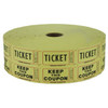 DOUBLE ROLL TICKETS 2000 COUNT YELLOW