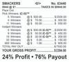 Smackers Big Pic Chip $1 10@$500 $1B 24% 9944