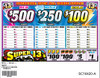 Super 13's Seal 5W $1 1@$500 $1B 25% 1680