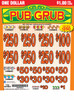Pub Grub 5W $1 6@$250 $1B 18% 3990 LS
