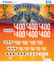 Road Hogs RT 1W $1 6@$400 $1B 22% 6000