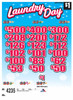 Laundry Day 3W $1 12@100 (5,4,3,2,1) $1B 24% 4235