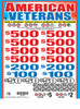 American Veterans PK 3W $1 8@$500 $1B 19% 8526