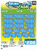 Bring On the Cash 3W $1 8@$300 $1B 19% 5215 LS