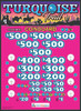 Turquoise Trail Coinboard 3W $1 6@$500 $1B 24% 8280